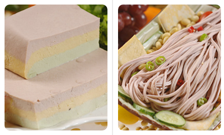 豆腐機制作出來的豆腐